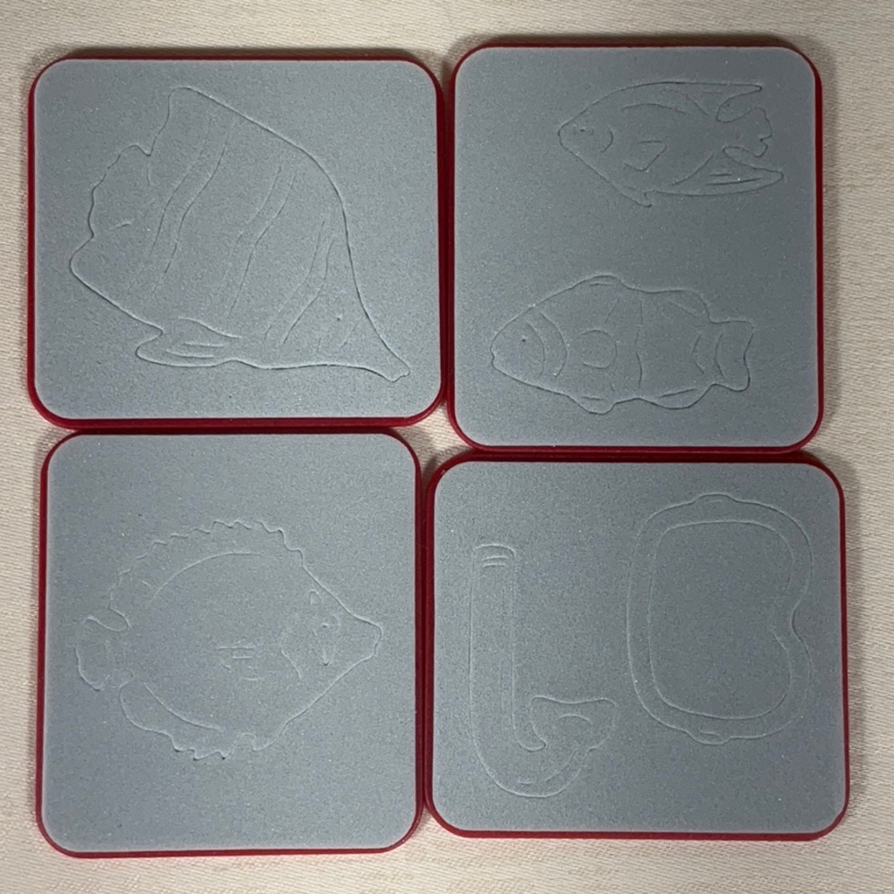 Sizzix Sizzfits TROPICAL FISH SET ~ Tropical Fish #1, #2,  #3, Mask & Snorkel